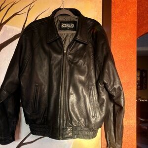 Men's Black Leather Jacket